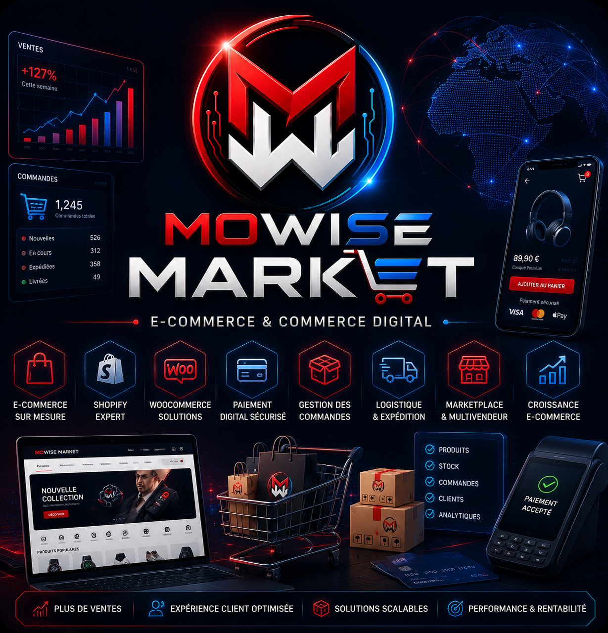 MOWISE MARKET - E-Commerce et Commerce Digital