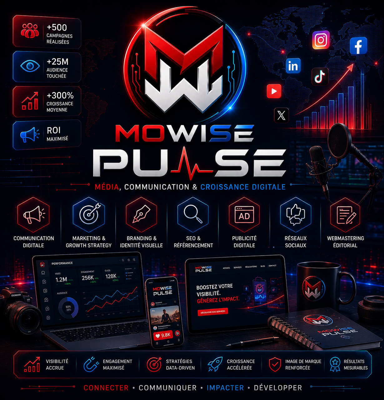 MOWISE PULSE - Média Communication et Croissance Digitale